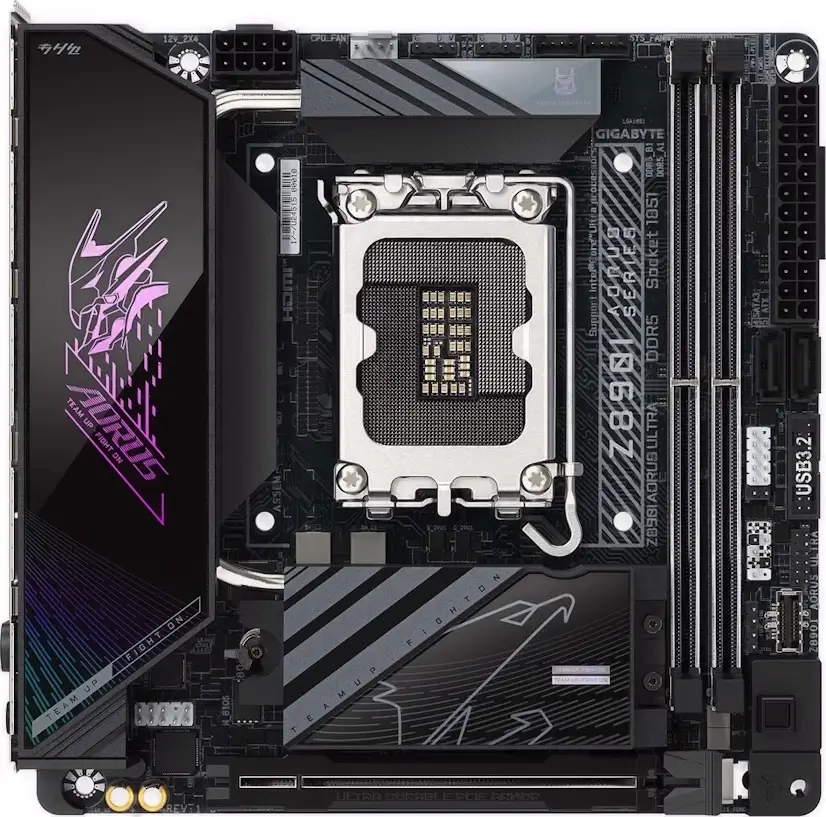 Montaje Placas Base Gigabyte Z890I AORUS ULTRA Gaming PC Trafalgar Chamberí Montaje Placa Base Gigabyte Z890I AORUS ULTRA Gaming PC Trafalgar Chamberí